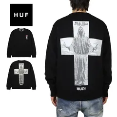 HUF ニット ハフ セーター メンズ レディース ブランド 大きいサイズ おしゃれ おすすめ 人気 黒 ストリート系 スケボー スケーター 黒 huf25aw005 ブラック M L XLのサムネイル