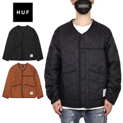 HUF ジャケット ハフ アウター キルティングジャケット ライトアウター メンズ レディース ブランド 大きいサイズ おしゃれ おすすめ 人気 スケボー スケーター ストリート huf24aw018 ブラック M L XLのサムネイル