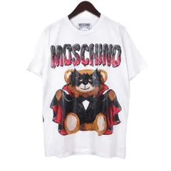 モスキーノ MOSCHINO COUTURE Tシャツ Bat Teddy Bear 半袖 プリント ホワイト ☆AA★のサムネイル