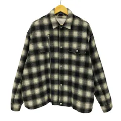 スタンプド STAMPD 18AW Asher Flannel Shirt Jacket ウール ポリ オンブレ チェック シャツ ジャケット 裏地キルティング メンズ JPN：M のサムネイル