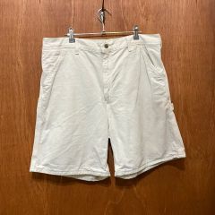 s*a様 80s Dickies ペインターショーツ W34 ホワイト チビタグ - メルカリ