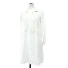 Thumbnail of CELINE セリーヌ 長袖ワンピース ホワイト トリオンフ マカダム エンブロイダリー レディース 240001087717