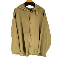 30s フランス フレンチヴィンテージ リネンブッチャーコート 希少 30s フランス フレンチヴィンテージ リネンブッチャーコート 希少