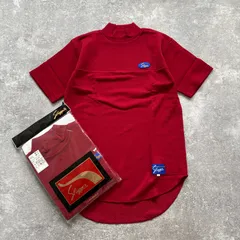 【KUBOTA SLUGGER】Kubota 久保田スラッガー ベースボール Tシャツ 半袖Tシャツ tee 野球ウェア 日本製 久保田運動具店 バーガンディ エンジ 未使用 (L)のサムネイル