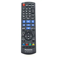 Panasonic パナソニック ポータブルテレビ用リモコン N2QAKB000085のサムネイル