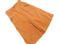 COMPTOIR DES COTONNIERS コントワーデコトニエ ボックスプリーツ Aライン 台形 スカート size40/ブラウン ■■ レディースのサムネイル