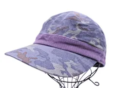 Munsingwear マンシングウェア GOLF ゴルフ ロゴ 刺 カモフラ柄 キャップ sizeL/グレーxカーキ ■■ メンズのサムネイル