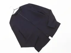 NOLLEY'S sophi ノーリーズ ソフィー ノーカラー ジャケット size36/濃紺 ■◇ レディースのサムネイル