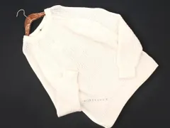 新品 nimes ニーム クルーネック ニット セーター 白 ■◇ レディースのサムネイル