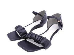 OPAQUE CLIP オペークドットクリップ レザー ストラップ サンダル sizeL（24.5ｃｍ位）/黒 ■◆ レディースのサムネイル
