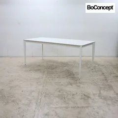 展示新同品 BoConcept ボーコンセプト Torino トリノ ダイニングテーブル/ミーティングテーブル/ワークテーブル マットホワイト 12万のサムネイル