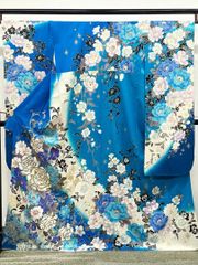 小紋 縫取り 南天 紋意匠 女郎花色 正絹 反物 T7965 - メルカリ