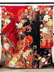 振袖 豪華 銀通し 刺繍 金彩 紋意匠 薔薇 身丈159cm パールトーン加工済 振袖 刺繍 金彩 銀通し 紋意匠 身丈158cm 撥水加工済 HKT196 - メルカリ
