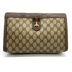 GUCCI グッチ ポーチ クラッチバッグ GGスプリーム シェリー オールド