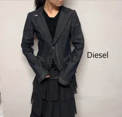 DIESEL ディーゼル ワンボタン デニム ジャケット mのサムネイル