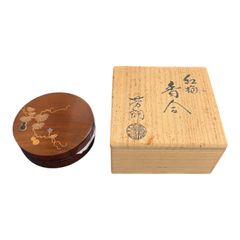 茶道具】北村葵春作 中棗 柳橋蒔絵 共箱付き - メルカリ