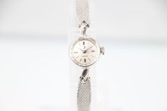 OMEGA 1961年18金無垢レディース手巻き時計 カットガラス ダイヤモンド