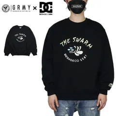 グライミー トレーナー GRIMEY スウェット DC SHOES コラボ メンズ レディース ブランド 大きいサイズ おしゃれ おすすめ 人気 黒 ストリート系 裏起毛 grimey25aw005 ブラック M L XLのサムネイル