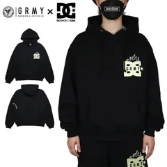 グライミー パーカー GRIMEY プルオーバーパーカー フーディ DC SHOES コラボ メンズ セットアップ対応 レディース ブランド 大きいサイズ おしゃれ おすすめ 人気 黒 grimey25aw002 ブラック M L XLのサムネイル