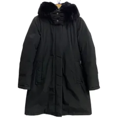 ウールリッチ WOOLRICH ボウ ブリッジ パーカ 60/40クロス ロクヨンクロス ダウンコート ラビットファー 1602177 ジャケット ブラック Sサイズ 201LT-530のサムネイル