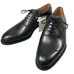 未使用級 SANTONI サントーニ ストレートチップ 革靴 約25cm - メルカリ