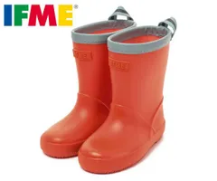 イフミー 50-4831 IFME レインブーツ レインシューズ ベビーブーツ キッズブーツ 雨靴 長靴 ベビー靴 子供靴 防水 防滑 反射材 撥水加工 洗えるインソール 洗える中敷き 通園 通学 雨の日 梅雨 赤ちゃん 子供 靴 オレンジのサムネイル