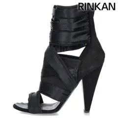 ジュゼッペザノッティ ×バルマン BALMAIN  TAZ 110 POL サテンハイヒールスエードレザーブーツ レディース 36のサムネイル