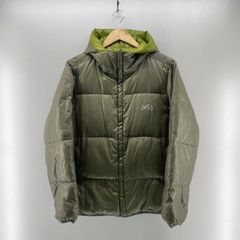 中古】MILLET 00s リバーシブル ダウンジャケット プリントロゴ