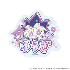 [신품] 유☆희☆왕 듀얼 몬스터즈 Design produced by Sanrio 오나마에 플레이트 배지 02 무토 유희 콜라보레이션 일러스트 [정규품]