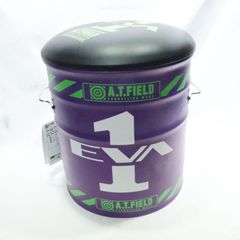 [신품 미사용]ATFIELD 페일 캔 스툴 초호기 에반게리온 / 에반게리온페루캔