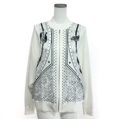 HERMES エルメス ジップアップニットジャケット サイズ:38 SILK/星座 3H2801D8   ホワイト レディース / 241011013857のサムネイル
