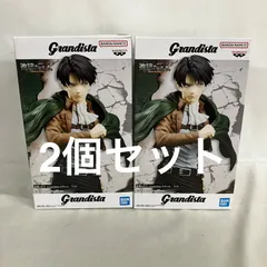 未開封 進撃の巨人 Grandista リヴァイ フィギュア 2個セット SF7069 c101のサムネイル