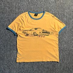 Thursday Island オールドカー リンガーTシャツのサムネイル