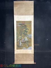 Chinese Antique Art: Zhou Fang Figure Painting, Hanging Scroll, Hand-Painted, Fine Art (gd429)