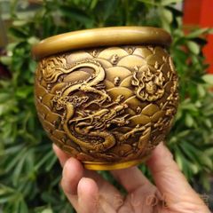 銅器 文房具 蓮の筆筒 オフィス 書斎 飾り物 装飾品 工芸品 - メルカリ