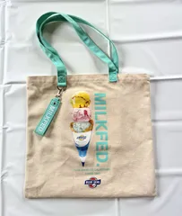 超美品!ミルクフェド × ブルーシール コラボ 頒布トートバッグ 即日発送 トートバッグのサムネイル