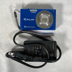 管2606-361】CASIO カシオ EXILIM ZOOM EX-Z100 ブルー コンパクト