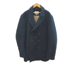 バナナリパブリック BANANA REPUBLIC 中綿ピーコート L 紺 ネイビー ダブルブレスト 長袖 /NP ■ECC006のサムネイル