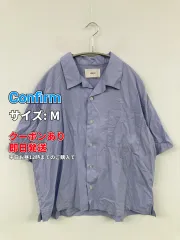 Confirm コンファーム シャツ/ブラウス M スカイブルー コットン 無地 ショート丈 半袖 オープンカラー メンズのサムネイル