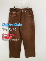 Calvin Klein カルバンクライン パンツ 40 ブラウン レディースのサムネイル