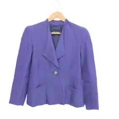 GIORGIO ARMANI ジョルジオアルマーニ ジャケット サイズ:40 1B/リネン/シルク/光沢感    パープル  / 240002233437のサムネイル