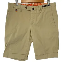 【中古】　PT TORINO　ハーフパンツ　短パン　ボタンフライ　無地　古着　/1581のサムネイル