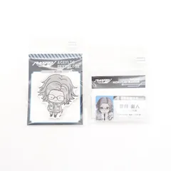 HUNDRED LINE -最終防衛学園- 蒼月衛人 公式デフォルメ アクリルキーホルダー 名札アクリルバッジ 未開封 2点セット アクスタ アクキー あおつきえいと ハンドレッドライン ハンドレ Aniplex emptyのサムネイル
