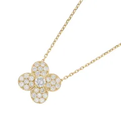 ヴァンクリ ネックレス トレフル ネックレス ラージモデル ペンダント ダイヤモンド 計1.03ct K18YGのサムネイル
