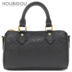 ルイヴィトン LOUIS VUITTON 2WAYバッグ ナノ スピーディ モノグラムアンプラント ブラック ゴールド金具 ハンドバッグ ショルダー M82450 RFID 【保存袋】【中古】のサムネイル