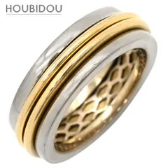 モーブッサン MAUBOUSSIN リング 指輪 アリアンスリング イエローゴールド×ホワイトゴールド #51(JP11) Mauboussin Au750 18K YG WG コンビ  11号【中古】のサムネイル