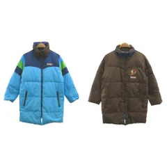 カステルバジャック CASTELBAJAC キッズスポーツ KIDS SPORT ダウンジャケット リバーシブル 子ども服 上着 アウター S 茶 ブラウン 青 ブルー 無地 長袖 /YU ■GY44のサムネイル