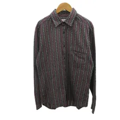 フランクリーダー FRANK LEDER カジュアルシャツ マルチカラー 総柄 ストライプ柄 長袖 /PP ■GY03のサムネイル