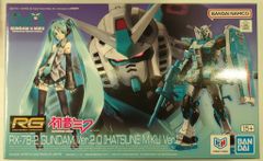 BANDAI SPIRITS RG 1/144 GANDAM×MIKU RX-78-2 건담 Ver.2.0 [하츠네 미쿠 Ver.]