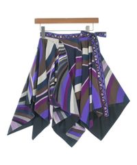 美品EMILIO PUCCI 総柄 フレアスカート イタリア製34 - メルカリ